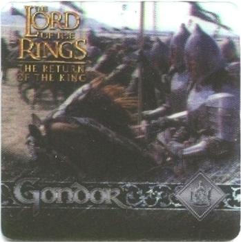 2003 Artbox Lord of the Rings: The Return of the King Action Flipz #19 Gondor Front