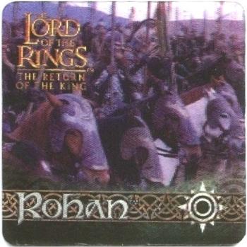 2003 Artbox Lord of the Rings: The Return of the King Action Flipz #40 Rohan Front