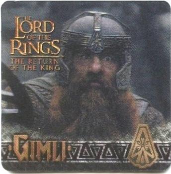 2003 Artbox Lord of the Rings: The Return of the King Action Flipz #42 Gimli Front