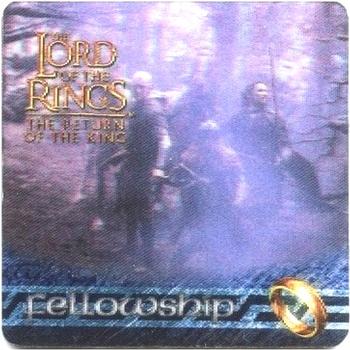 2003 Artbox Lord of the Rings: The Return of the King Action Flipz #43 Fellowship Front