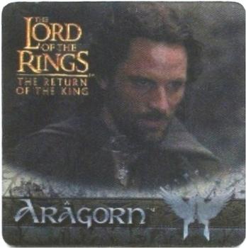 2003 Artbox Lord of the Rings: The Return of the King Action Flipz #44 Aragorn Front