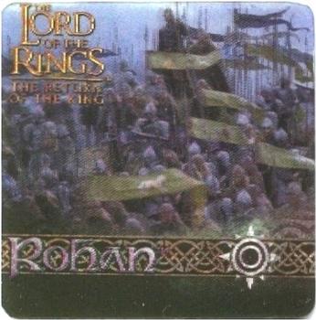 2003 Artbox Lord of the Rings: The Return of the King Action Flipz #54 Rohan Front