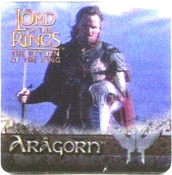 2003 Artbox Lord of the Rings: The Return of the King Action Flipz #56 Aragorn Front