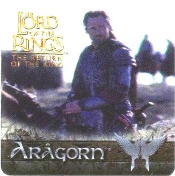 2003 Artbox Lord of the Rings: The Return of the King Action Flipz #57 Aragorn Front