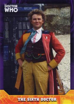 2017 Topps Doctor Who Signature Series - Purple #6 The Sixth Doctor Front