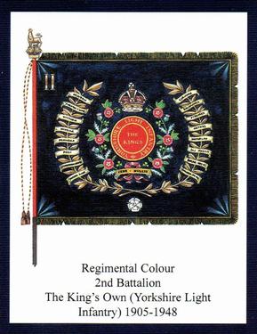 2009 Regimental Colours : The King's Own Yorkshire Light Infantry #6 Regimental Colour 2nd Battalion The King's Own (Yorkshire Light Infantry) 1905-1948 Front