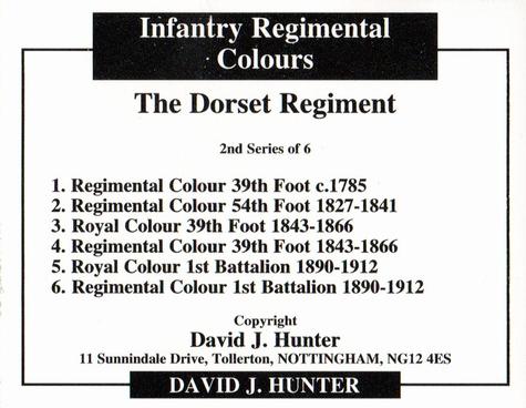 2012 Regimental Colours : The Dorset Regiment 2nd Series #NNO Title Card Back