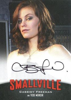 2012 Cryptozoic Smallville Seasons 7-10 - Autographs #A1 Cassidy Freeman as Tess Mercer Front