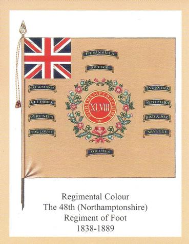 2013 Regimental Colours : The Northamptonshire Regiment 2nd Series #1 Regimental Colour The 48th (Northamptonshire) Regiment of Foot 1838-1889 Front
