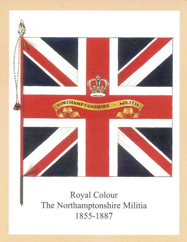 2013 Regimental Colours : The Northamptonshire Regiment 2nd Series #2 Royal Colour The Northamptonshire Militia Later 3rd Battalion 1855-1887 Front