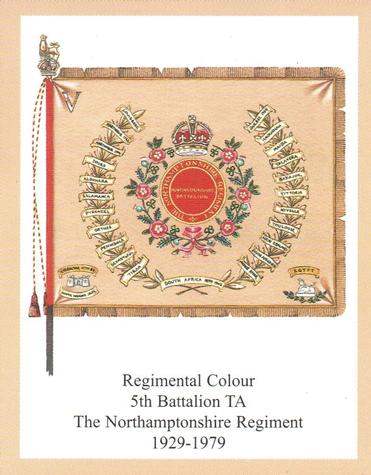 2013 Regimental Colours : The Northamptonshire Regiment 2nd Series #6 Regimental Colour 5th (Huntingdonshire) Battalion The Northamptonshire Regiment 1929-1979 Front