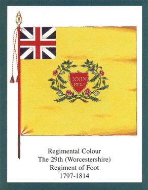 2004 Regimental Colours : The Worcestershire Regiment 1st Series #2 Regimental Colour The 29th (Worcestershire) Regiment of Foot 1797-1814 Front