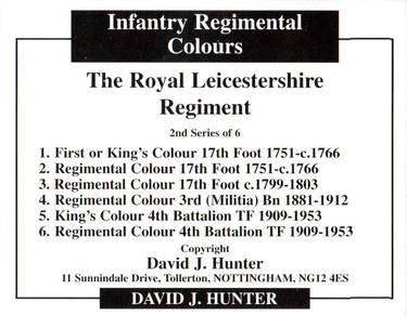 2013 Regimental Colours : The Royal Leicestershire Regiment 2nd Series #NNO Title Card Back