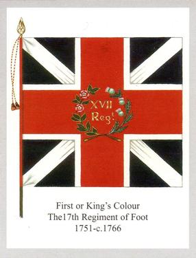 2013 Regimental Colours : The Royal Leicestershire Regiment 2nd Series #1 First or King's Colour The 17th Regiment of Foot 1751-c.1766 Front
