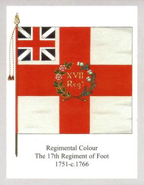 2013 Regimental Colours : The Royal Leicestershire Regiment 2nd Series #2 Regimental Colour The 17th Regiment of Foot 1751-c.1766 Front