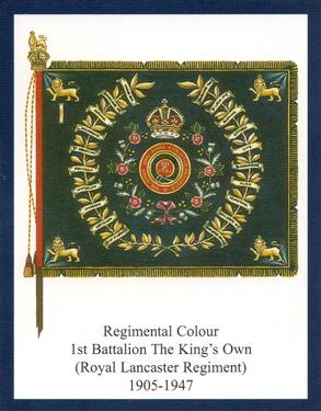 2012 Regimental Colours : The King's Own Royal Regiment (Lancaster) 2nd Series #6 Regimental Colour 1st Battalion The King's Own (Royal Lancaster Regiment) 1905-1947 Front
