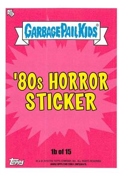 2019 Topps Garbage Pail Kids: Revenge of Oh, the Horror-ible! #1b R.I.P. Lee Back