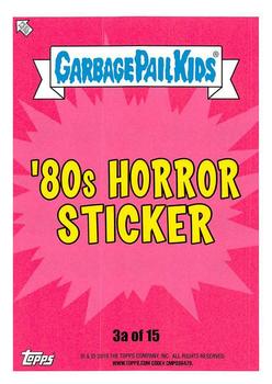 2019 Topps Garbage Pail Kids: Revenge of Oh, the Horror-ible! #3a Birthday Kate Back