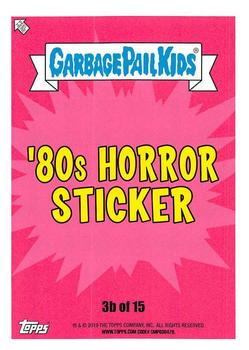 2019 Topps Garbage Pail Kids: Revenge of Oh, the Horror-ible! #3b Reanimated Nate Back