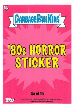 2019 Topps Garbage Pail Kids: Revenge of Oh, the Horror-ible! #4a Cu-Joe Back