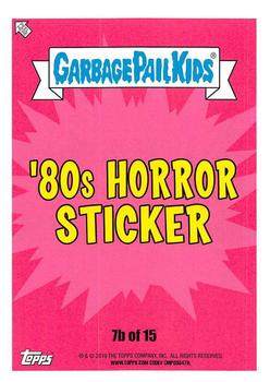 2019 Topps Garbage Pail Kids: Revenge of Oh, the Horror-ible! #7b Melting Melvin Back