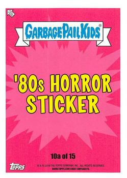 2019 Topps Garbage Pail Kids: Revenge of Oh, the Horror-ible! #10a Homicide El Back