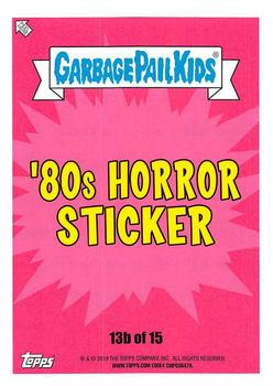 2019 Topps Garbage Pail Kids: Revenge of Oh, the Horror-ible! #13b Zom-Brie Back
