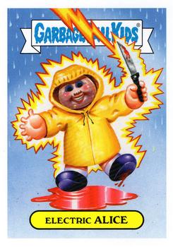 2019 Topps Garbage Pail Kids: Revenge of Oh, the Horror-ible! #1a Electric Alice Front