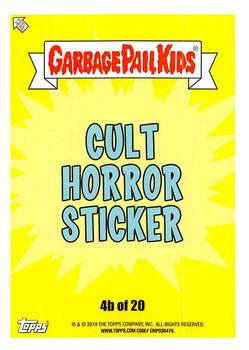 2019 Topps Garbage Pail Kids: Revenge of Oh, the Horror-ible! #4b Sewer Susie Back