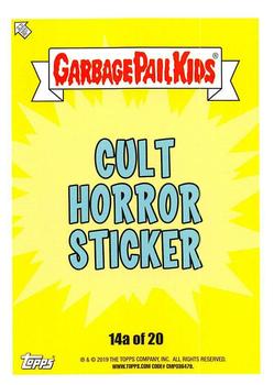 2019 Topps Garbage Pail Kids: Revenge of Oh, the Horror-ible! #14a Scanned Stan Back
