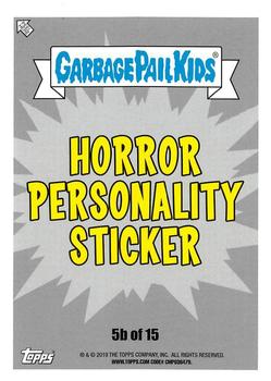 2019 Topps Garbage Pail Kids: Revenge of Oh, the Horror-ible! #5b Boxy Barker Back