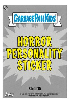 2019 Topps Garbage Pail Kids: Revenge of Oh, the Horror-ible! #8b Gross Guillermo Back