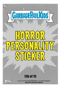 2019 Topps Garbage Pail Kids: Revenge of Oh, the Horror-ible! #13b Chilling Cassandra Back