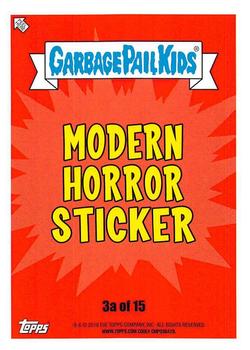 2019 Topps Garbage Pail Kids: Revenge of Oh, the Horror-ible! #3a Anna Hell Back