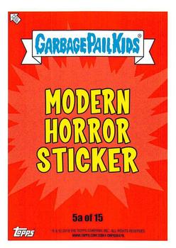 2019 Topps Garbage Pail Kids: Revenge of Oh, the Horror-ible! #5a Sparkling Spaulding Back