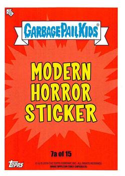 2019 Topps Garbage Pail Kids: Revenge of Oh, the Horror-ible! #7a Crazed Kathy Back