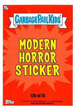 2019 Topps Garbage Pail Kids: Revenge of Oh, the Horror-ible! #12b Bad Habit Hannah Back