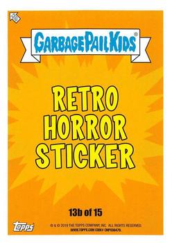 2019 Topps Garbage Pail Kids: Revenge of Oh, the Horror-ible! #13b Crooked Kurt Back