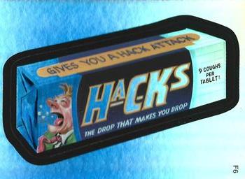 2007 Topps Wacky Packages All-New Series 5 - Foil Stickers #F6 Hacks Front