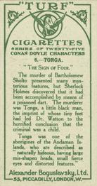 1923 Turf Conan Doyle Characters #6 Tonga Back