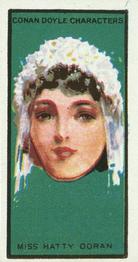 1923 Turf Conan Doyle Characters #25 Miss Hatty Doran Front