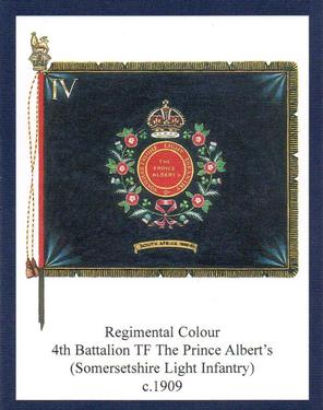2011 Regimental Colours : The Somerset Light Infantry (Prince Albert's) 2nd Series #6 Regimental Colour 4th Battalion TF The Prince Albert's (Somerset Light Infantry) c.1909 Front
