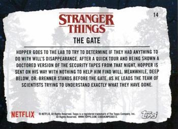 2019 Topps Stranger Things Welcome to the Upside Down #14 The Gate Back