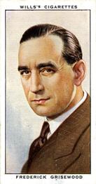 1934 Wills's Radio Celebrities #3 Frederick Grisewood Front