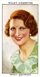1934 Wills's Radio Celebrities #17 Peggy Cochrane Front
