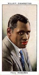 1934 Wills's Radio Celebrities #23 Paul Robeson Front