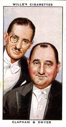 1934 Wills's Radio Celebrities #28 Charles Clapham / William Henry Dwyer Front