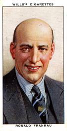 1934 Wills's Radio Celebrities #34 Ronald Frankau Front