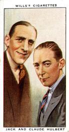 1934 Wills's Radio Celebrities #37 Jack Hulbert / Claude Hulbert Front