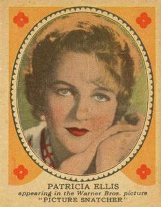 1937 Shelby Gum Hollywood Screen Stars (R68) #21 Patricia Ellis Front